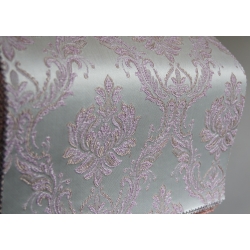 Tkanina stylowa z ornamentem fiolet Lord